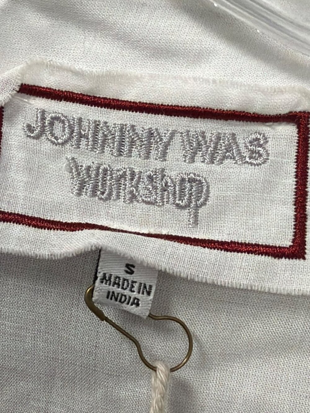 Johnny Was Embroidered Button-Up Shirt Long Sleeve Small NWT - Picture 5 of 6
